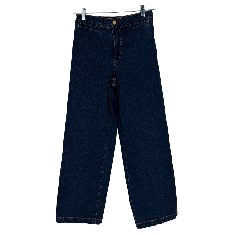 Madewell Emmett Wide Leg Jeans Dark Indigo Wash Size 26